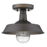 HMS Antique Bronze Adjustable Pendant Light Shallow Plate Chandelier & Pendant Lights – top view