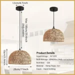 Indoor Modern Chandelier Pendant Lighting Adjustable Height Hanging Wire Chandelier for Hotel Restaurant Room – styled in a