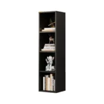 YQ FOREVER New Design Four Story Bookshelf Wooden Cabinet Living Room Furniture