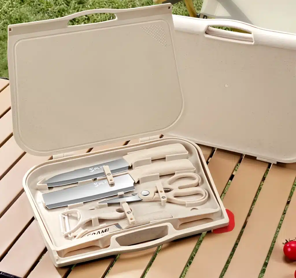 Multi-Functional Stainless Steel Kitchen Knife Set, Portable Chef's Knife Set