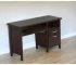 HMS Espresso 47" Computer Gaming Desk with Two Drawers Simple Design Wooden and Metal Table for Bedroom or Living Room Use