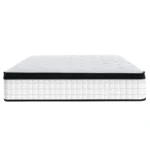 Goldoma 12-inch twin hybrid mattress with pocket springs and CertiPUR-US memory foam – medium firm sleep surface