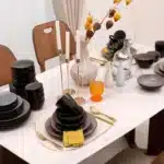 Coffee Cup Round Kitchen Ceramic Steak Dessert Salad Plate Exquisite and Unique Design Tableware Set for Festivals – base