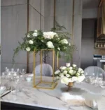 Wedding Buffet Cake Sweet Food Bread Cake Flower Dessert Holder Dessert Table Cake Stand Buffet Banquet Tea Break Metal Holder - Image 24