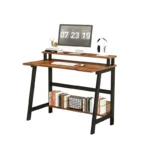 YQ FOREVER Home Office Furniture Studio Computer Desks Shelf Desk Storage Office Writing Desk – close-up detail
