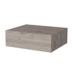 Light gray wall mounted floating nightstand for bedroom storage shelf