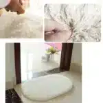 Free Shipping 40X60CM Top Sale Bathroom carpet Bath Mat Super Magic Slip-Resistant Pad Room Oval Carpet Floor Mats