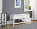 Goldoma Rouen Seating Bench with Shoe Storage, White