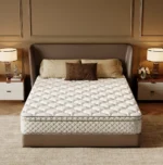 Goldoma 12-inch hybrid mattress in a box – memory foam and pocket spring medium firm mattress for comfortable sleep