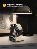 Lamicall WS02 Non-slip Smart Watch Stand Ergonomic Charging Dock Holder Watch Series 1-9 Ultra SE Nightstand Mode Desk