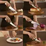 Brand New Damascus Non-Stick Chef Butcher Knife Set With Bamboo Drawer Block,14 PCS Kitchen Knife Set with ABS Handle