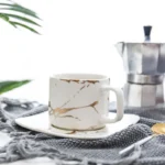 Coffee Mugs Marble Gold Inlay Mug Breakfast Mug Office Home Drinkware Milk Cup Dropshipping