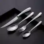 Kitchen Tableware Cutlery Set Silver Cutlery Set Stainless Steel Luxury Dinnerware Fork Spoon Knife Western Dinner Set Gold
