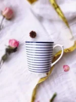 British ceramic Roland simple elegant romantic Mug European coffee tea cup office water cup underglaze color – base detail