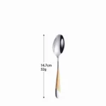 Kitchen Tableware Cutlery Set Silver Cutlery Set Stainless Steel Luxury Dinnerware Fork Spoon Knife Western Dinner Set Gold