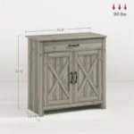 Kitchen Sideboard Storage Cabinet Coffee Bar - Image 4