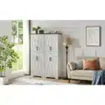 68"high Living Room Sideboard, Multi-functional Combination TV Cabinet Sideboard, Large Capacity Storage Cabinet – top view