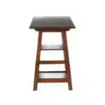 HMS 47" Simple Industrial Design Brown Wooden Computer Desk Adjustable Extendable for Living Room Use Convertible Metal