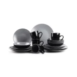 Semtember Promotion Round Kitchen Plates Set With Coffee Mug Elegant High End Microwave Oven Safe Dinnerware Sets for Home
