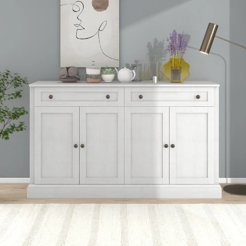 H1471fea82fd9425cbe608a461f858e61o.webp FCJ Kitchen Sideboard Storage Buffet Cupboard Wood Dining Room Furniture for Living Room Use General Home Furniture - Image 1