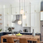 Instock Nordic Led Hanging Lighting E26 3 Head Ball Chandelier White Glass Bar Pendant Light Glass Ball Pendant Light for