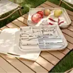 Multi-Functional Stainless Steel Kitchen Knife Set, Portable Chef's Knife Set – close-up detail