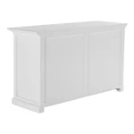 HMS Classic White Small Buffet Table Modern Luxury Sideboard Cabinet for Home Bar or Living Room Traditional Style – base