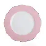 Brief Tableware Gold Edge Irregular Ceramic Plate Floral Shape Porcelain Steak Salad Dessert Dish Tray Household Dinner
