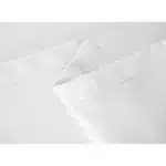 HMS Luxury White Linen Waffle Weave Shower Curtain Modern Design Waterproof for Bathroom Use – base detail