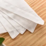 12pcs Table Napkins Wedding Party Dinner Table White Cloth Napkin Restaurant Home Napkins Cotton Linen Handkerchie 4 Size