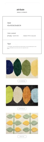 High Quality Bath Mat Simple Style Flocking Bathroom Non-slip Mat Bathroom Door Mat Microfiber Bathroom Carpet – in a cozy