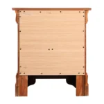 Oak Nightstand with Two Drawers – Classic Bedroom Storage – styled in a modern Nightstands setting
