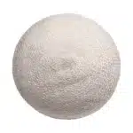 Goldoma 18" Off-White and Navy Blue Jute Blend Cylinder Ottoman Pouf – close-up detail