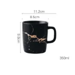 Coffee Mugs Marble Gold Inlay Mug Breakfast Mug Office Home Drinkware Milk Cup Dropshipping