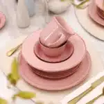 French Vintage Embossed Tableware Ceramic Relief Tableware Dinnerware Sets Plate Bowls Cup&saucer for 7-8 Persons