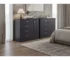 Lund set of 2 minimalist dressers in wenge finish, a stylish bedroom storage dresser with ample drawer space