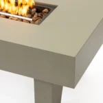 42_inch Iron Fire Pit Table – side view