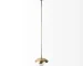 HMS Hammered Gold Pendant Light Modern Industrial Contemporary Design Warm White E26 Base for Home Ceiling Installation