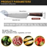 Factory Outlet Stainless Steel Japanese Santoku Knife 8 Inch Professional Kitchen Chef Knife – styled in a modern Living