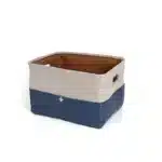 Foldable Storage Basket Organizer Toys Box Sundries Book Snack Desk Organizer Clothes Basket PU Laundry Hamper Home Decor