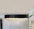 US Stock Free Shipping Modern Black 8-Light Crystal Chandelier Dining Living Room Round Pendant Light Fixtures