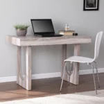 Chadkirk Faux Marble Writing Desk – side view