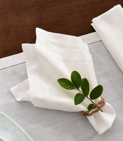 12pcs Table Napkins Wedding Party Dinner Table White Cloth Napkin Restaurant Home Napkins Cotton Linen Handkerchie 4 Size