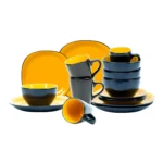 European Ceramic Dining Dinner Plate Set High Quality Classic Stoneware Plate & Dish for Home Premium Quality Serving