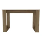HMS 47" Espresso Solid Mahogany Computer Desk Office Furniture for Study Bedroom Use Purpose Computer Table for Office Home
