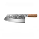High Quality Kitchen Knives Damascus Steel Kitchen Chef Knife Meat Cleaver Knife with Wood Handle