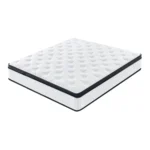 Goldoma 12-inch hybrid mattress with pocket springs and memory foam in medium firmness, breathable knitted fabric cover
