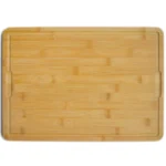 Bulk pack of 12 bamboo charcuterie boards with handles, ideal for laser engraving