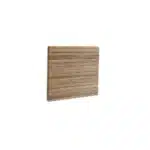 HMS High Quality 20" Square Natural Teak Shower Mat Anti-Slip Modern Design Bamboo Bath Mat High Water for Bathroom Use
