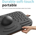 360 Degree Wobble Balance Board for Adults - 2-in-1 Double-Sided Anti-Fatigue Mat & Stability Trainer for Standing Desk